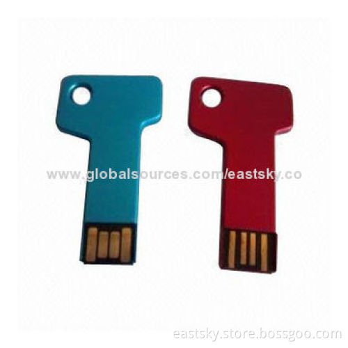 Customized Key Style USB Drive, ESU-C29, Up to 32GB Memory Capacity, NAND Flash, WaterproofNew